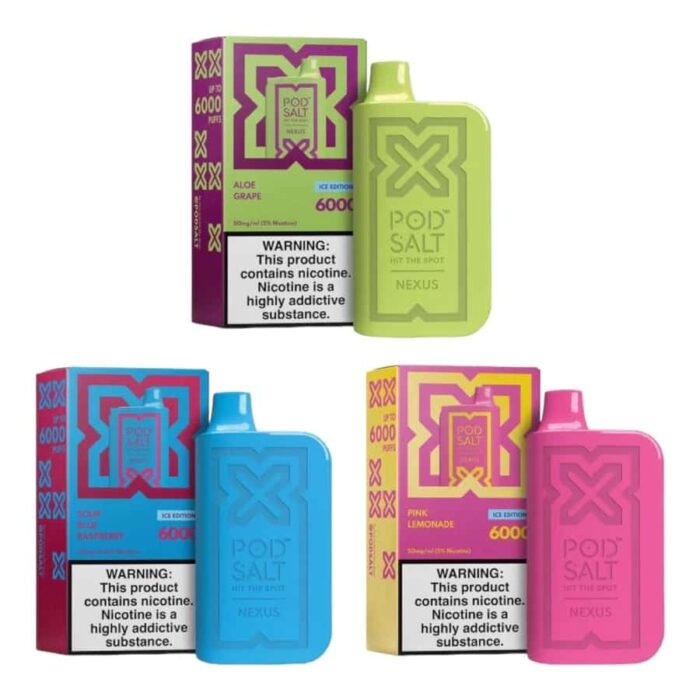 Pod Salt Nexus 6000 Puffs Disposable Vape Dubai - Palm jumeirah Vape